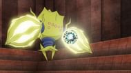 Regieleki using Zap Cannon in the anime (Image via The Pokemon Company)